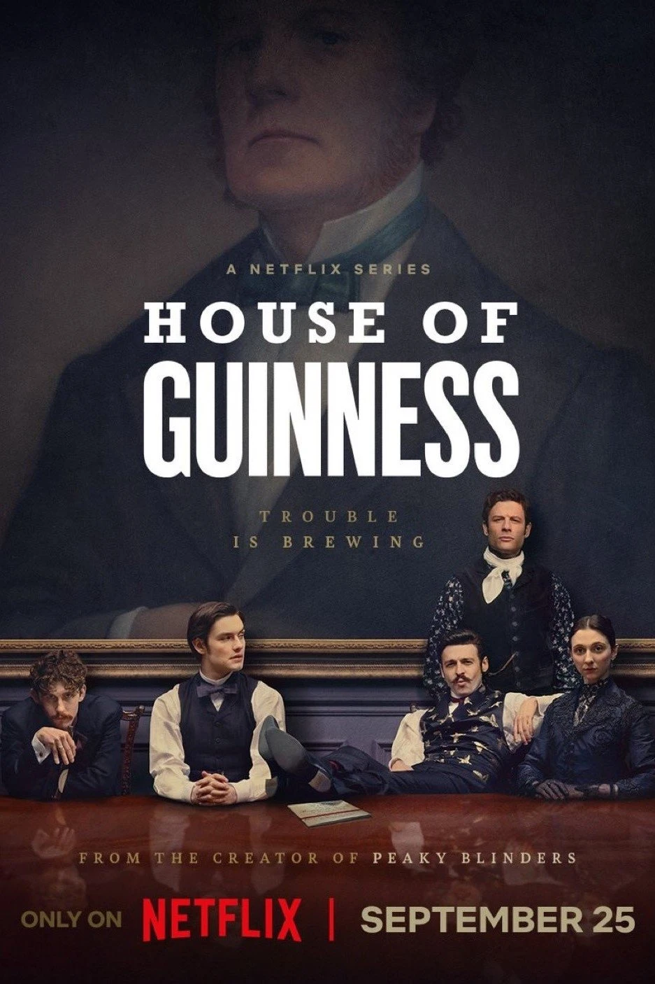 Poster  de House of Guinness en inglés