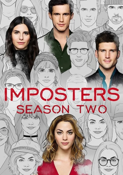 Poster  de la temporada 2 de Imposters