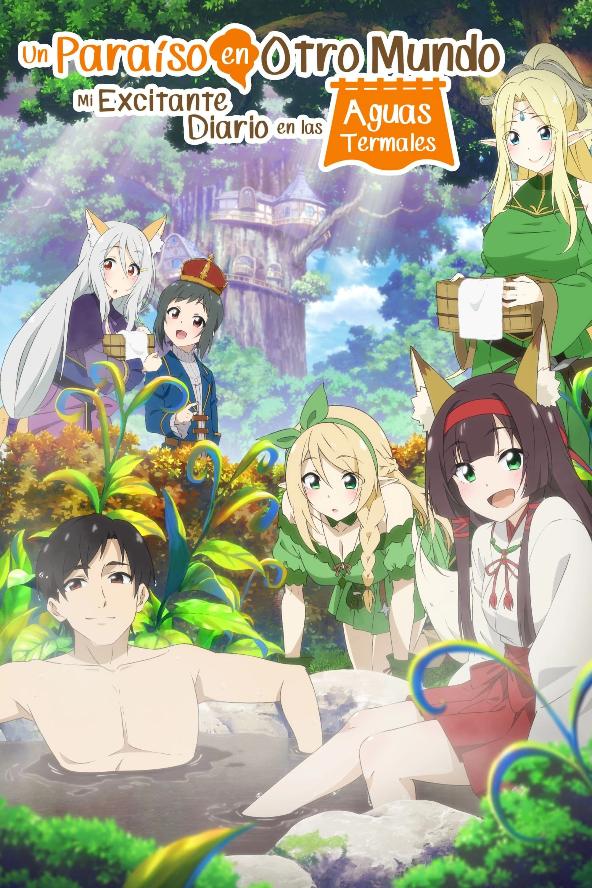 Poster  de Isekai Onsen Paradise en español