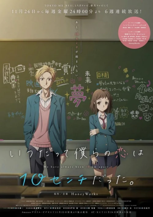 Poster  de la temporada 1 de Our Love Has Always Been 10 Centimeters Apart.