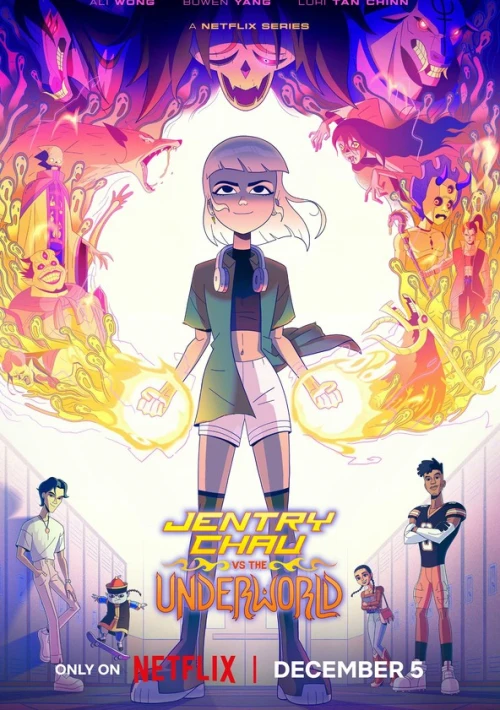 Poster  de la temporada 1 de Jentry Chau vs the Underworld
