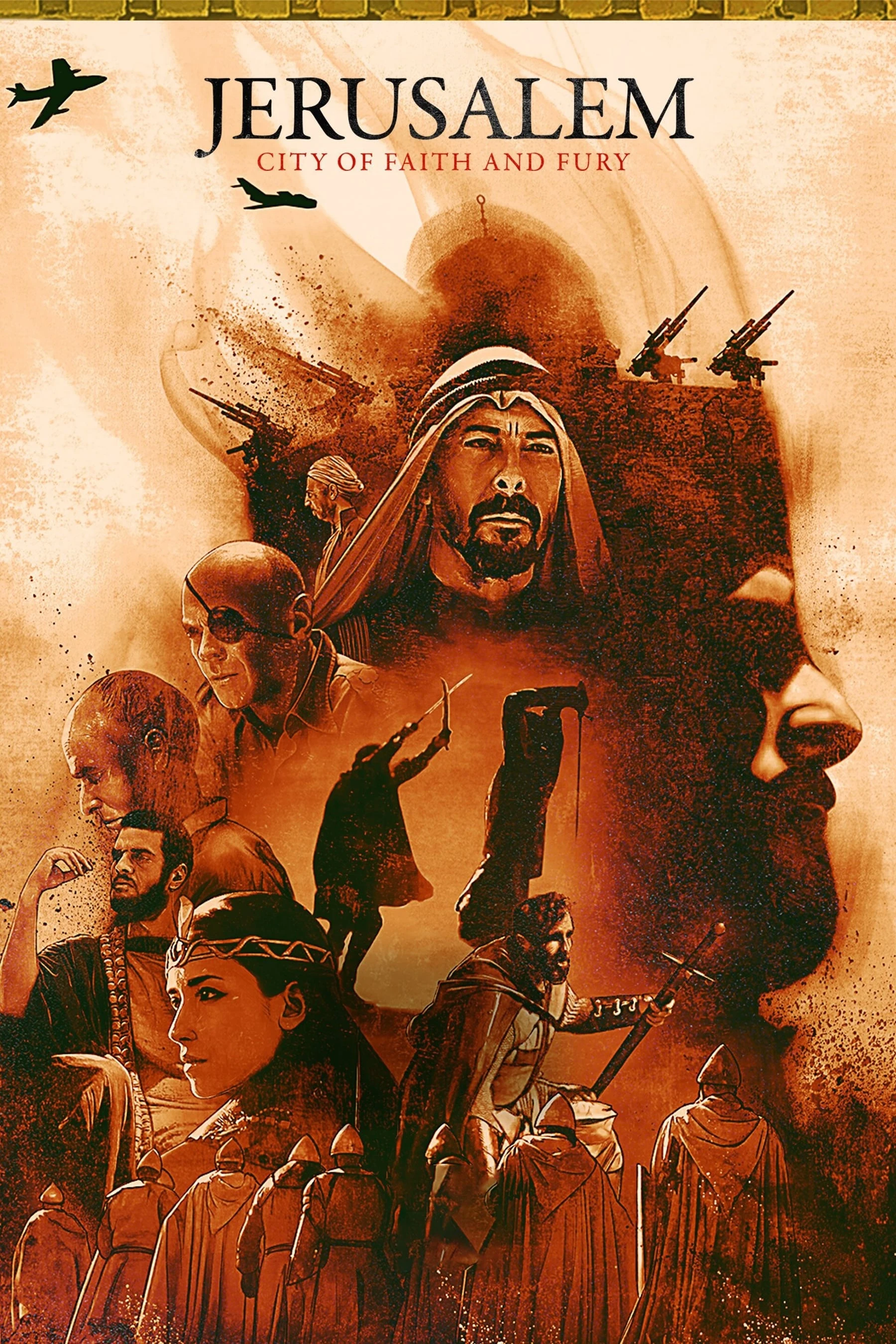 Poster  de Jerusalem: City of Faith and Fury en inglés