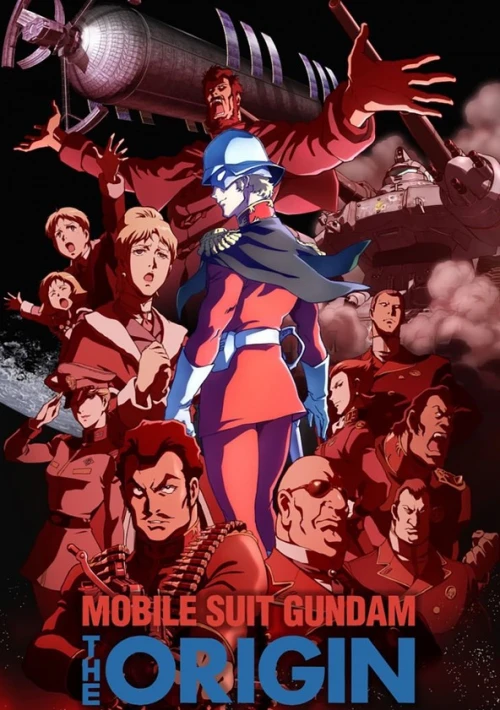 Poster  de la temporada 1 de Mobile Suit Gundam: The Origin - Advent of the Red Comet