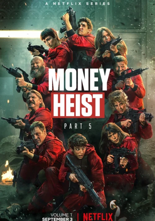 Poster  de la temporada 1 de Money Heist
