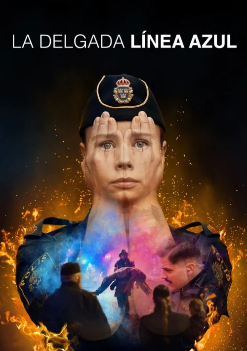 Poster  de la temporada 3 de Thin Blue Line