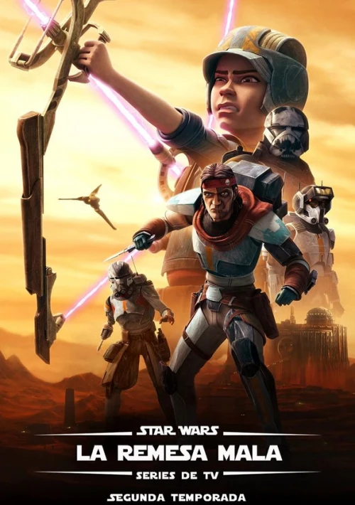 Poster  de la temporada 2 de Star Wars: The Bad Batch
