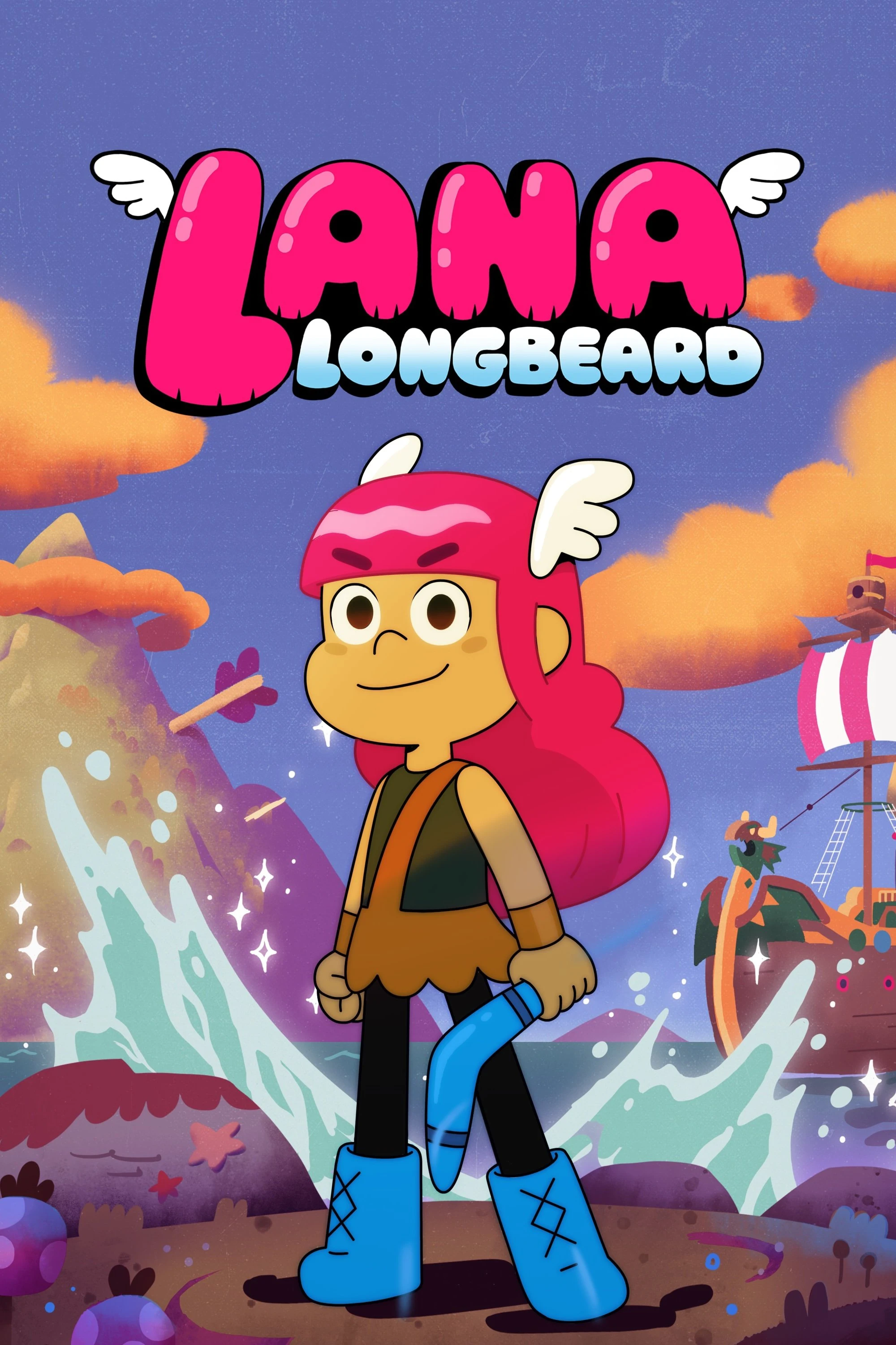 Poster  de Lana Longbeard en inglés