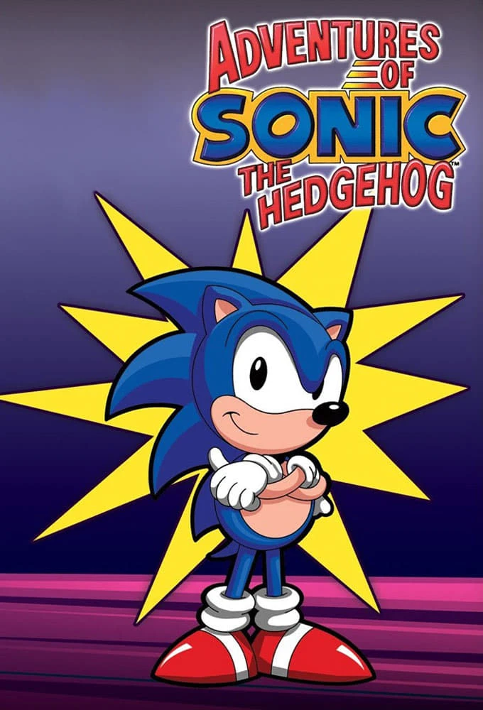 Poster  de Las aventuras de Sonic, el erizo en inglés