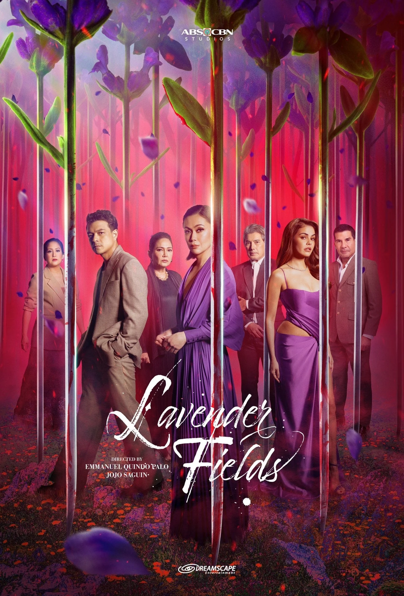 Poster  de Lavender Fields en inglés