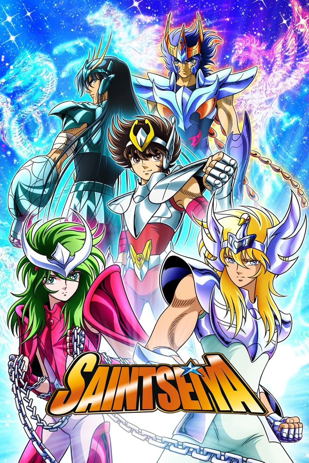 Poster  de Saint Seiya en inglés