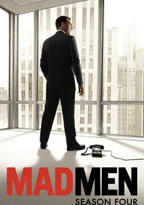 Poster  de la temporada 4 de Mad Men