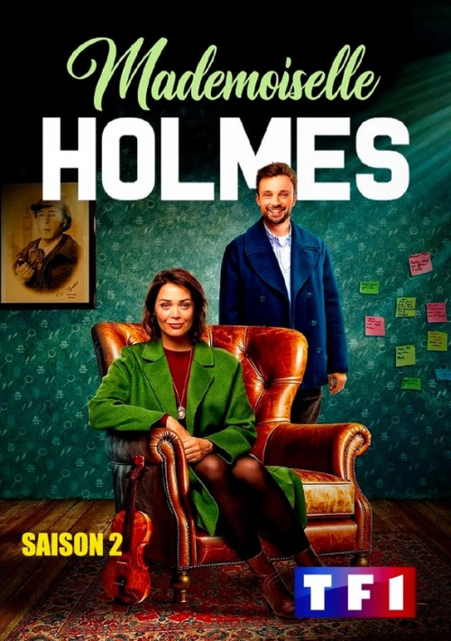Poster  de la temporada 2 de Mademoiselle Holmes