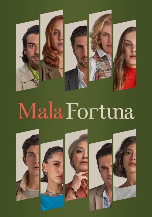 Poster  de la temporada 1 de Mala fortuna