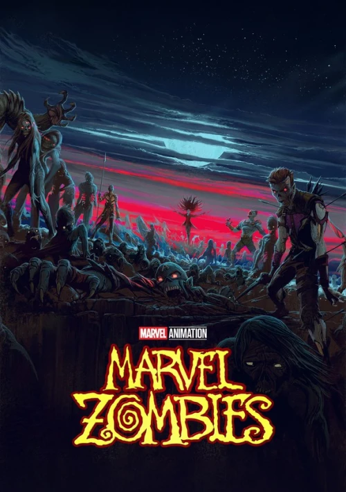 Poster  de la temporada 1 de Marvel Zombies