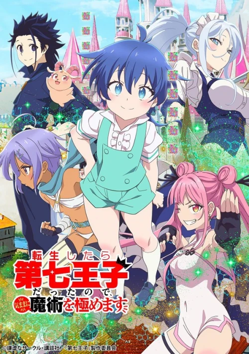 Poster  de la temporada 1 de I Was Reincarnated as the 7th Prince So I Can Take My Time Perfecting My Magical Ability