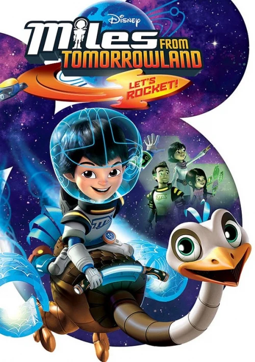 Poster  de la temporada 1 de Miles from Tomorrowland