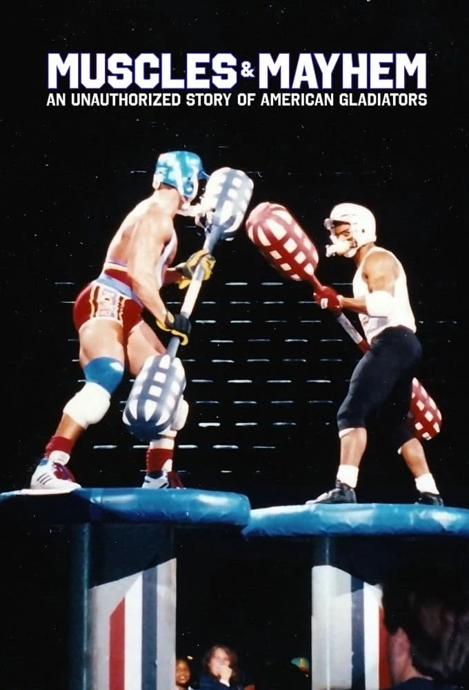 Poster  de Músculos y caos: Una versión no autorizada de ‘Gladiadores americanos’ en inglés