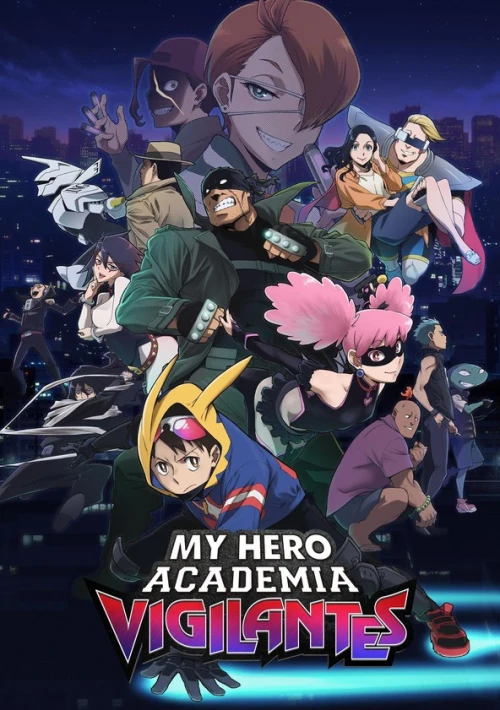 Poster  de la temporada 1 de My Hero Academia: Vigilantes