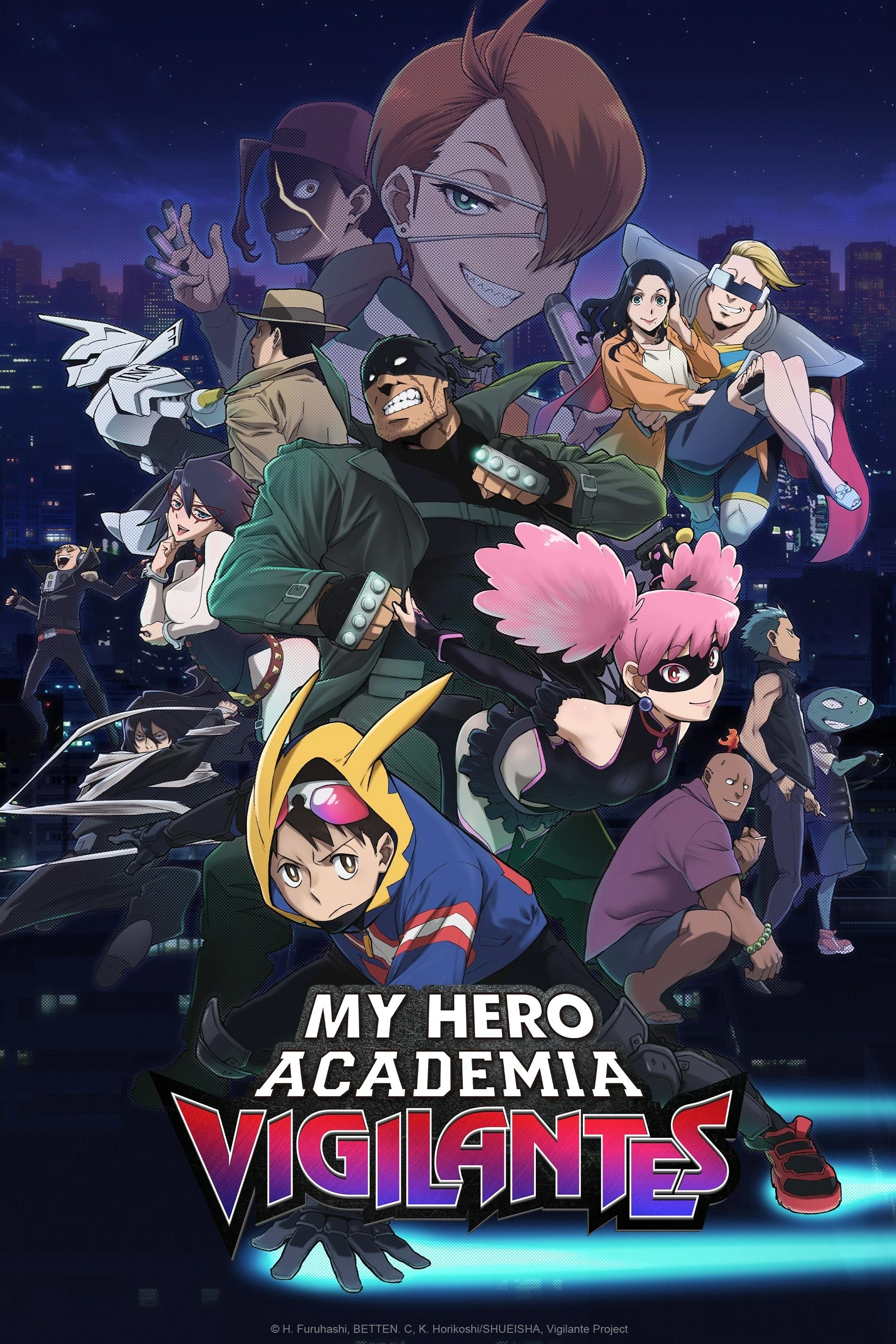 Poster  de My Hero Academia: Vigilantes en inglés