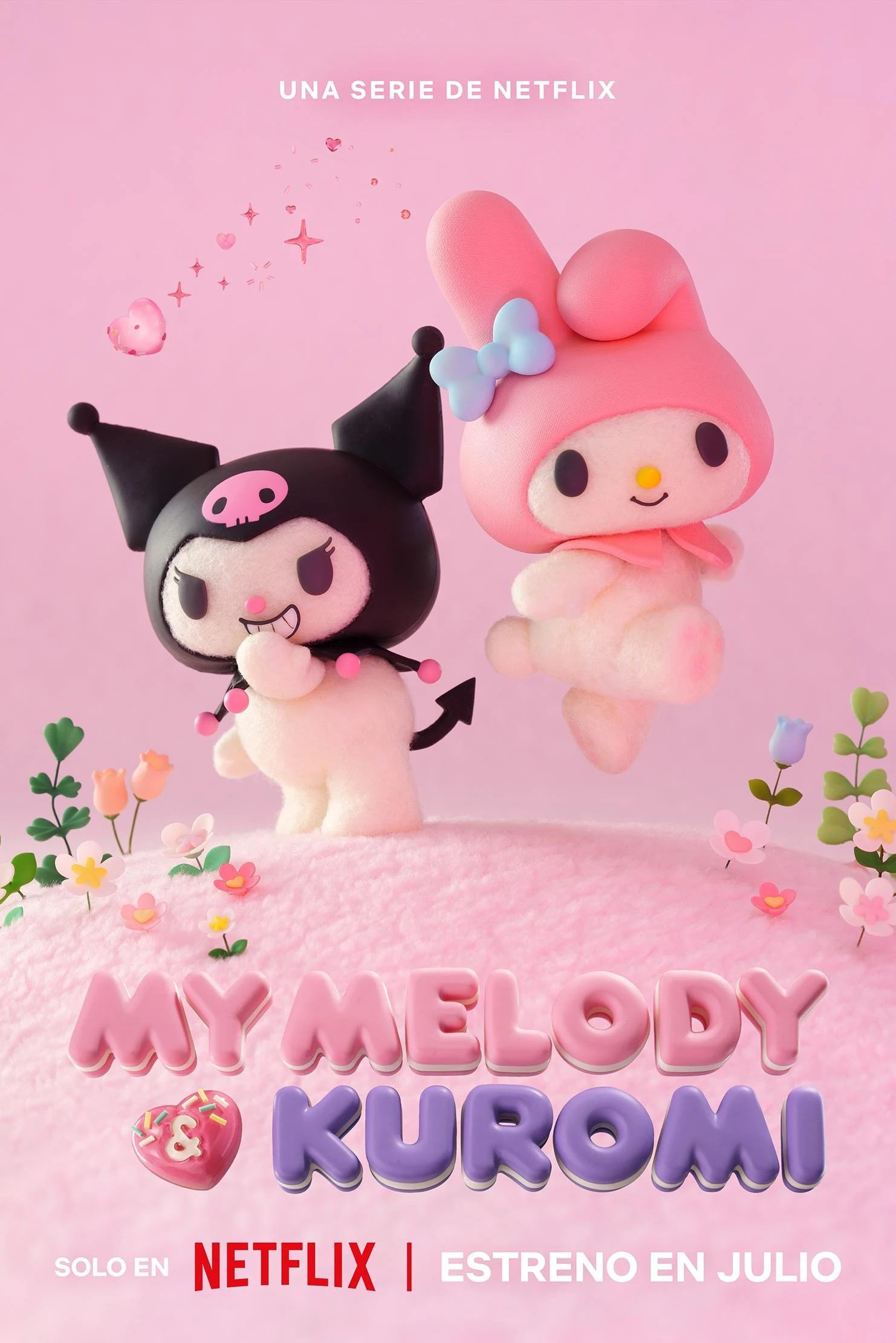 Poster  de My Melody & Kuromi en español
