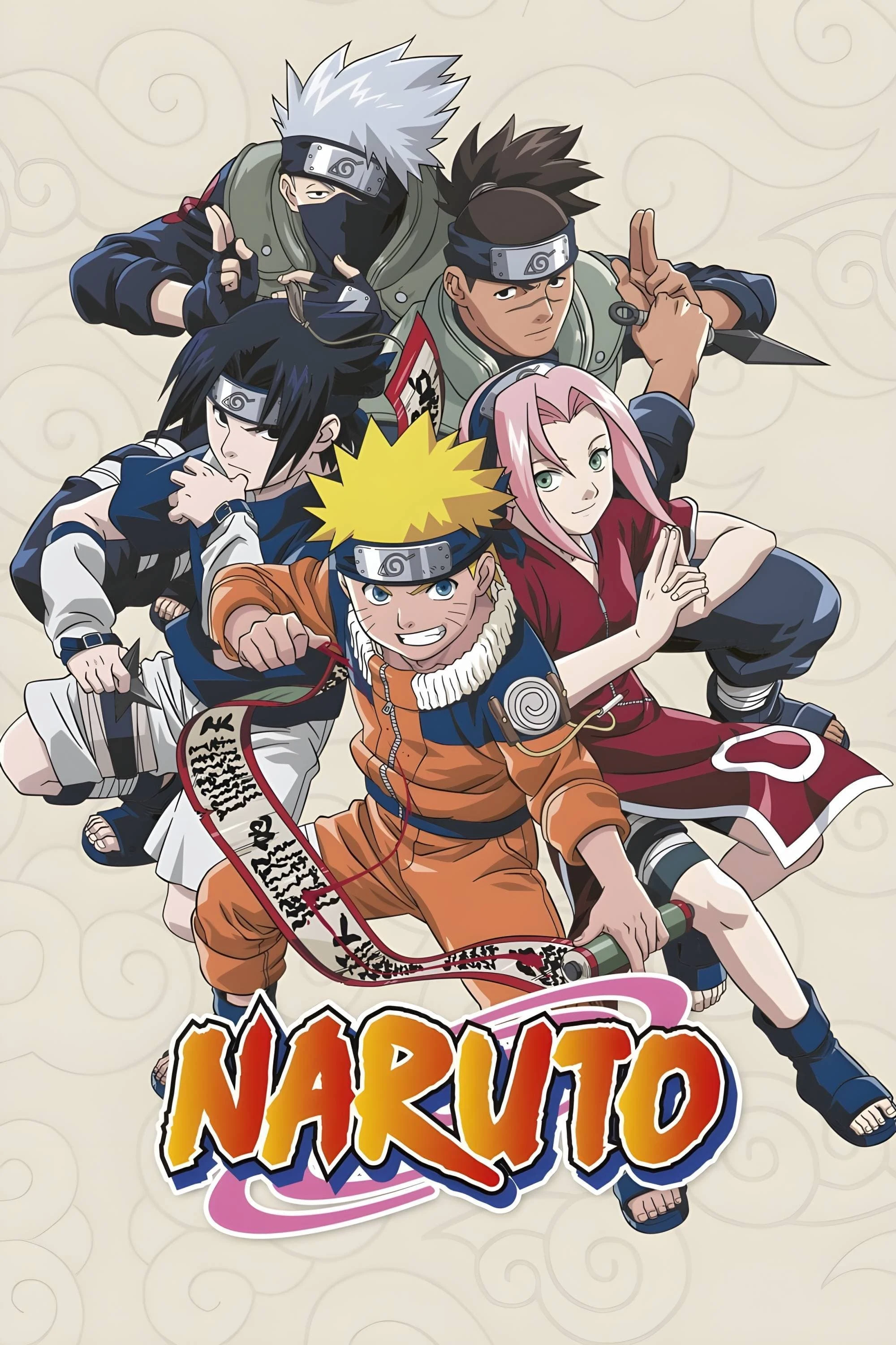 Poster  de Naruto en inglés