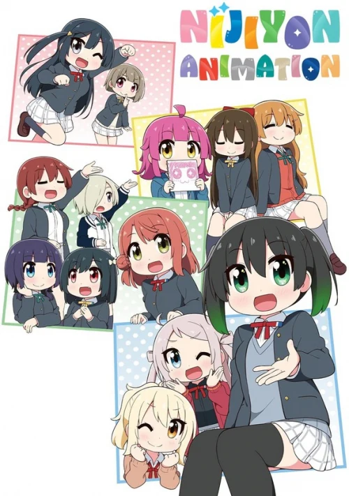 Poster  de la temporada 1 de Nijiyon Animation
