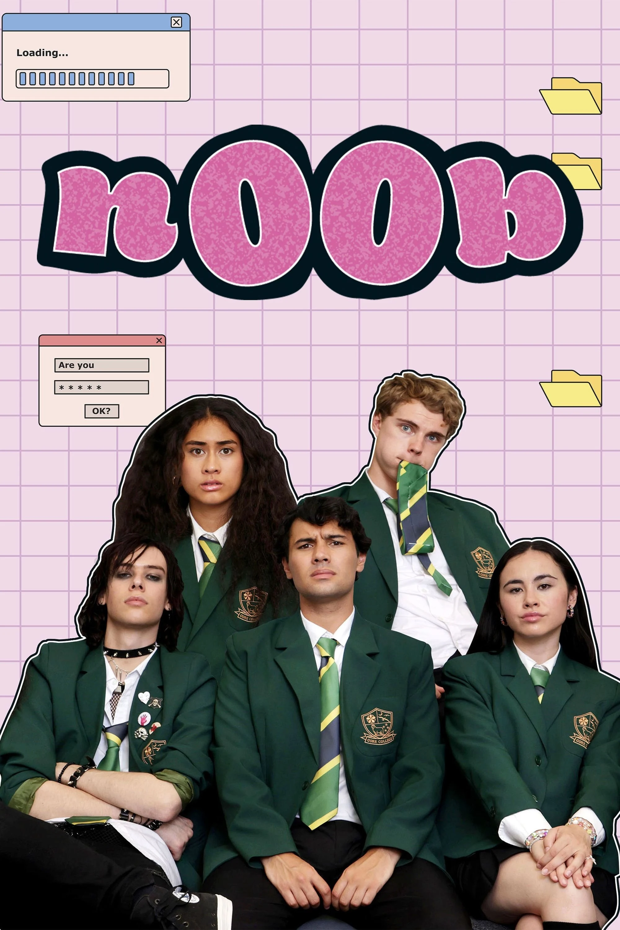 Poster  de nOOb en inglés