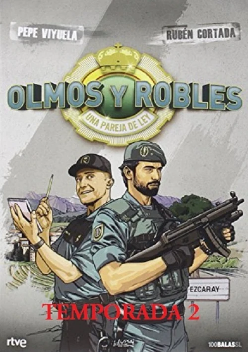 Poster  de la temporada 2 de Olmos y Robles