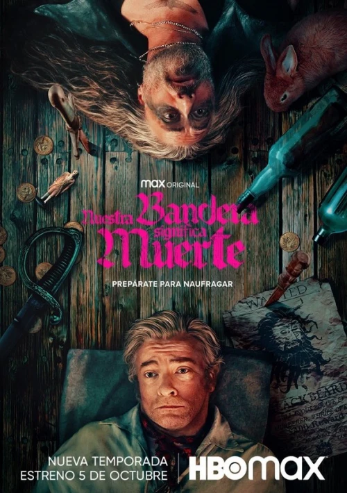 Poster  de la temporada 2 de Our Flag Means Death