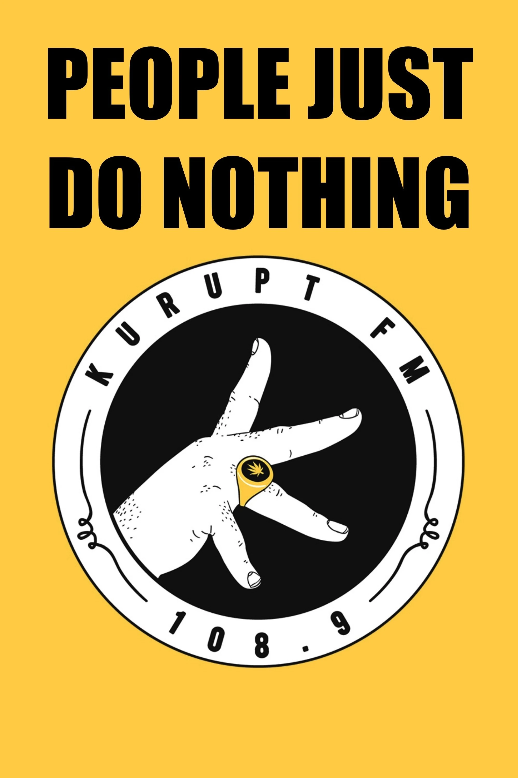 Poster  de People Just Do Nothing en inglés