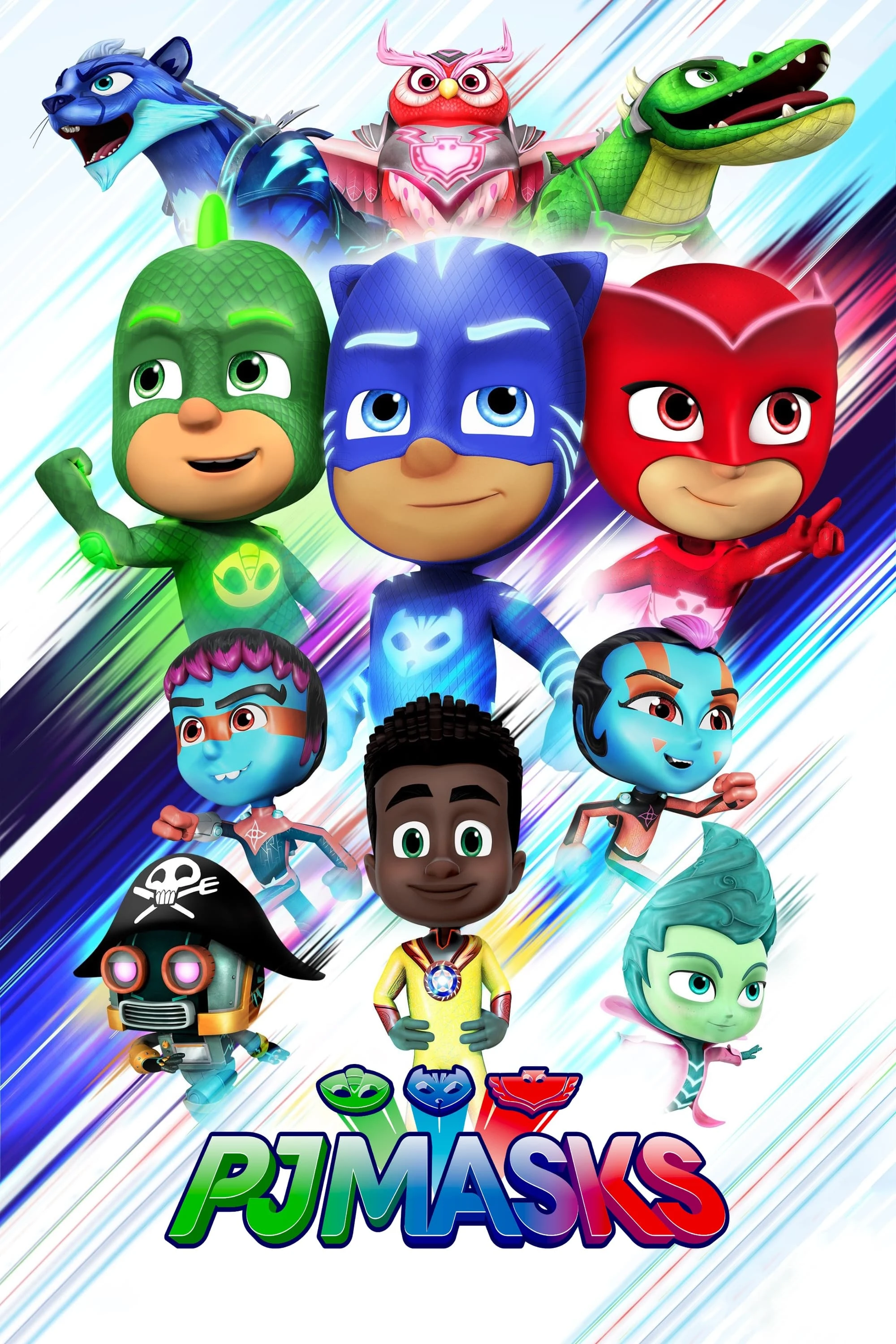 Poster  de PJ Masks en inglés