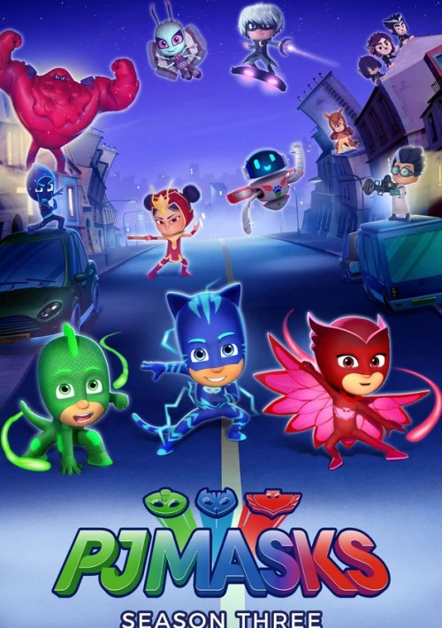 Poster  de la temporada 3 de PJ Masks
