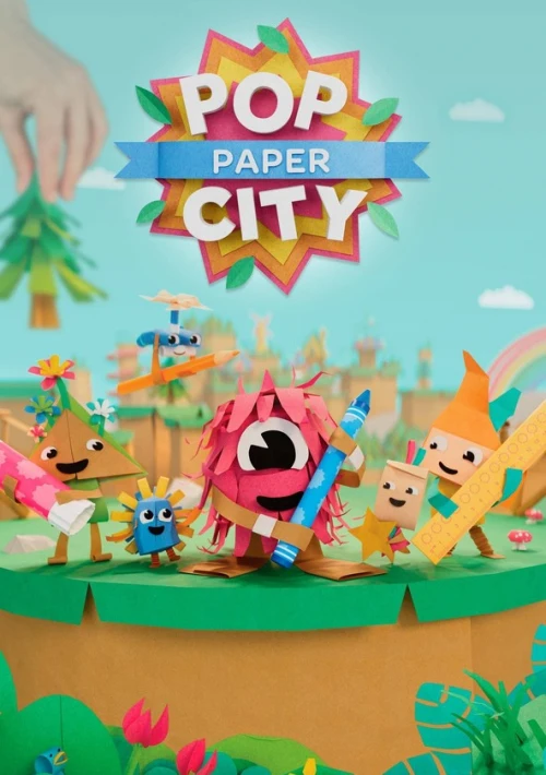 Poster  de la temporada 1 de Pop Paper City