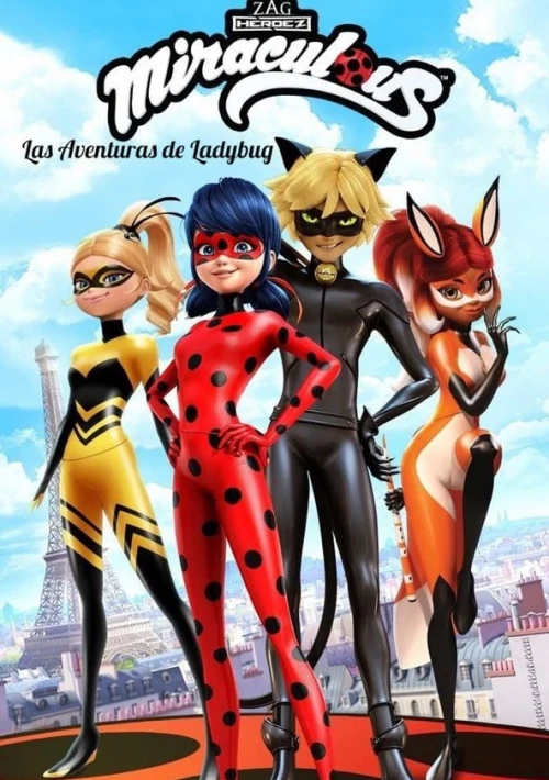 Poster  de la temporada 3 de Miraculous: Tales of Ladybug & Cat Noir