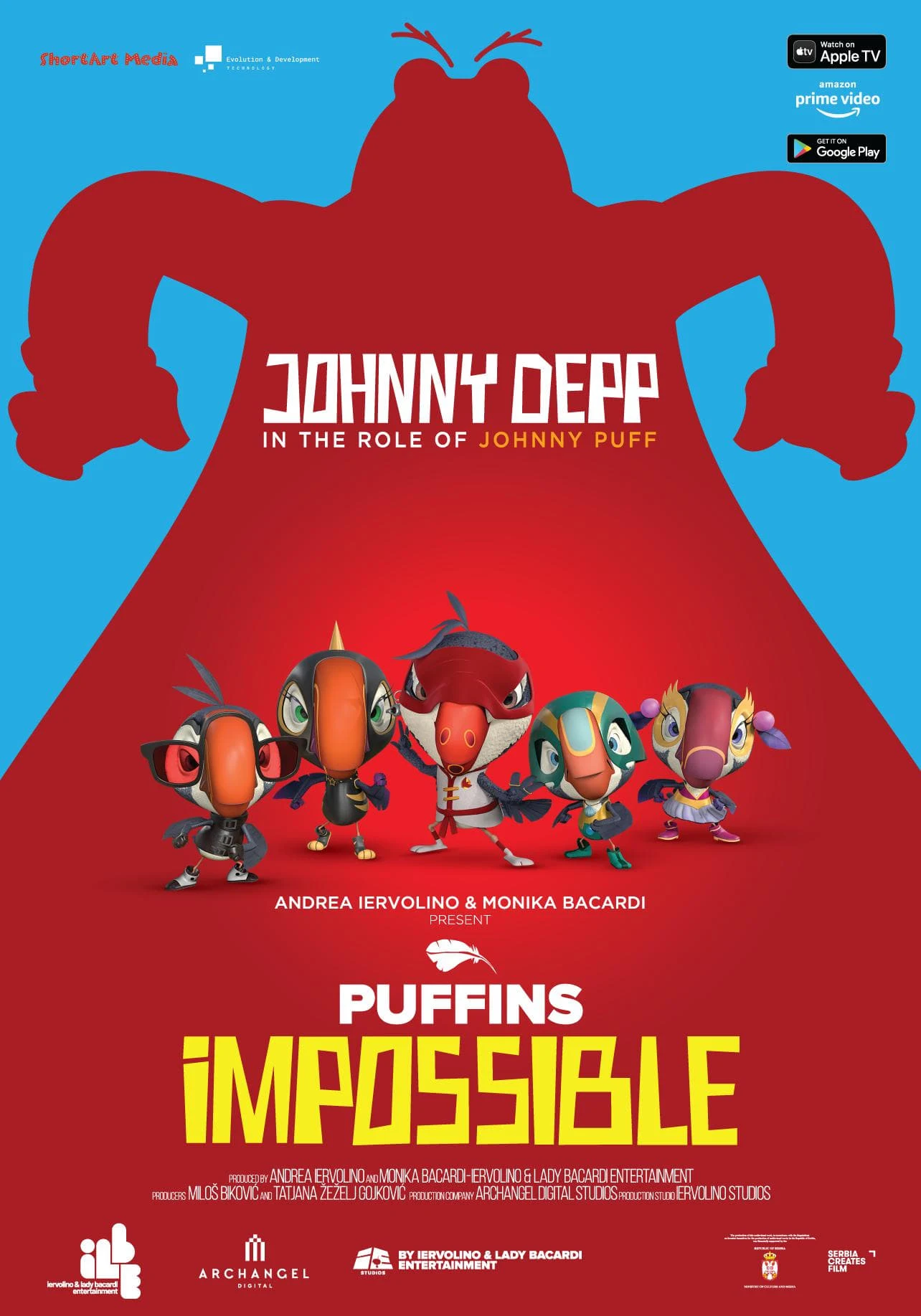 Poster  de Puffins Impossible en inglés