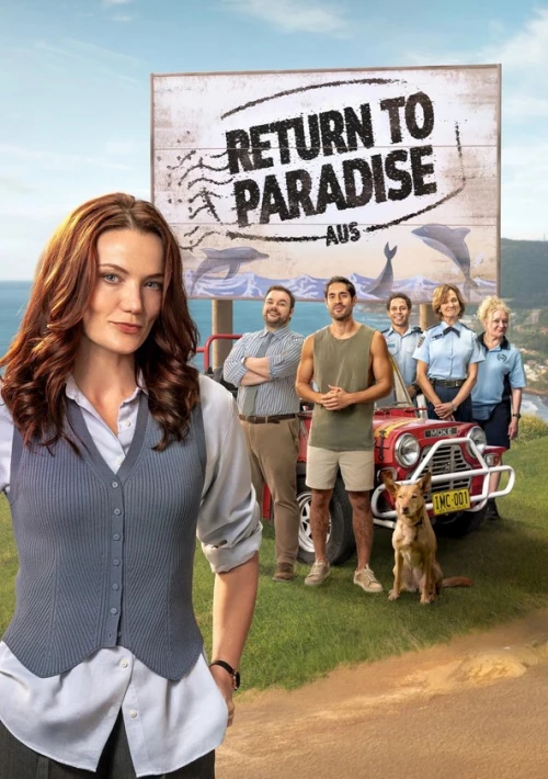 Poster  de la temporada 2 de Regreso al paraíso