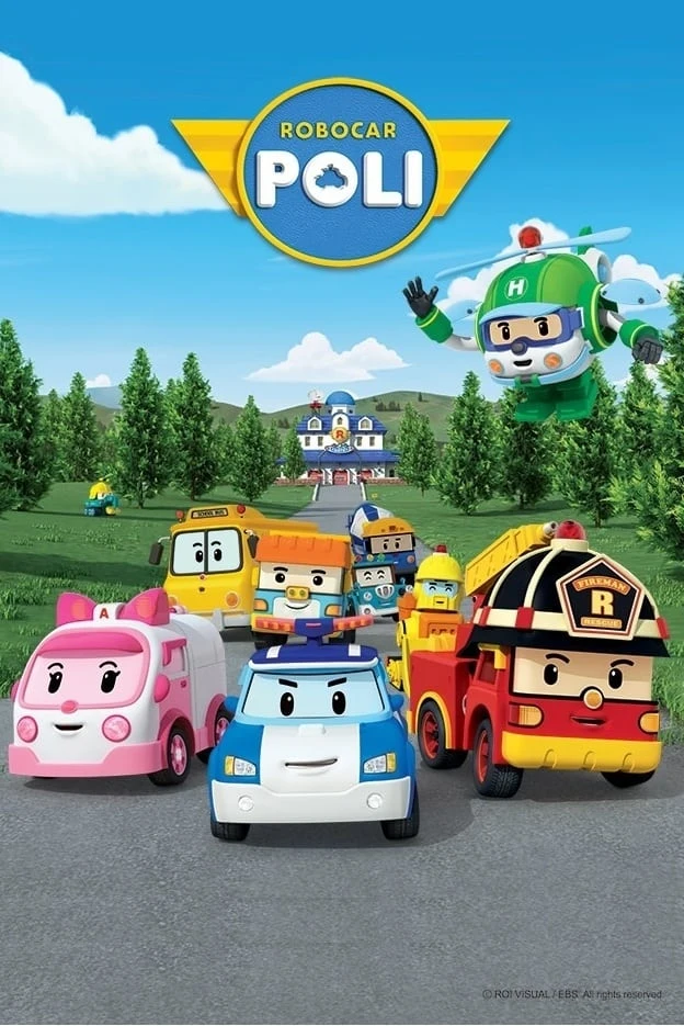 Poster  de Robocar Poli en inglés