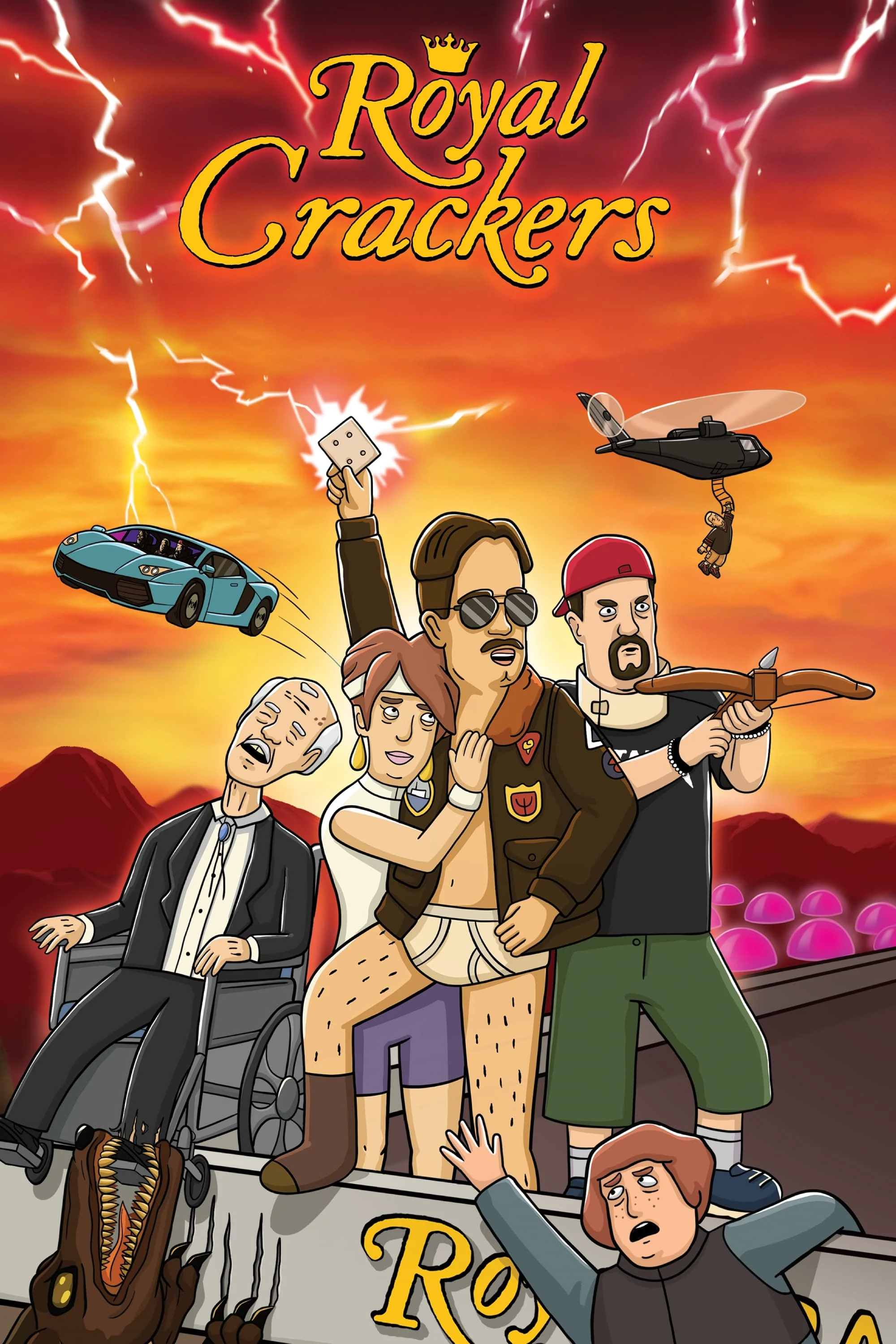 Poster  de Royal Crackers en inglés
