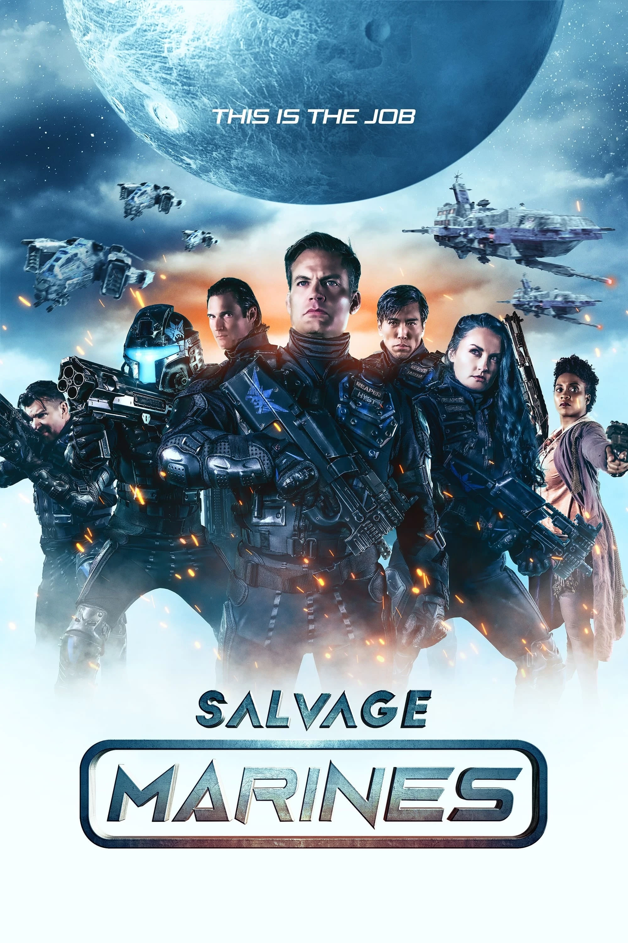 Poster  de Salvage Marines en inglés