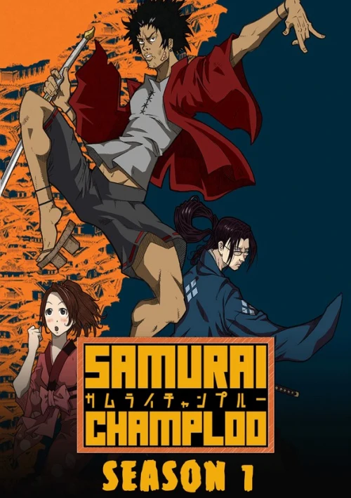 Poster  de la temporada 1 de Samurai Champloo