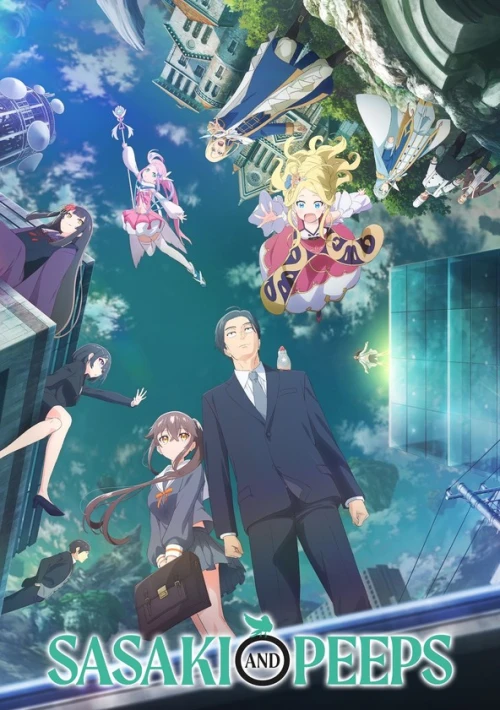 Poster  de la temporada 1 de Sasaki and Peeps