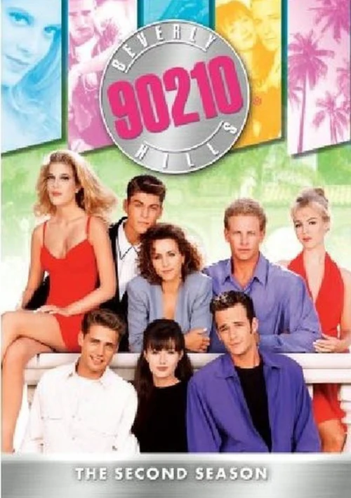 Poster  de la temporada 2 de Beverly Hills, 90210