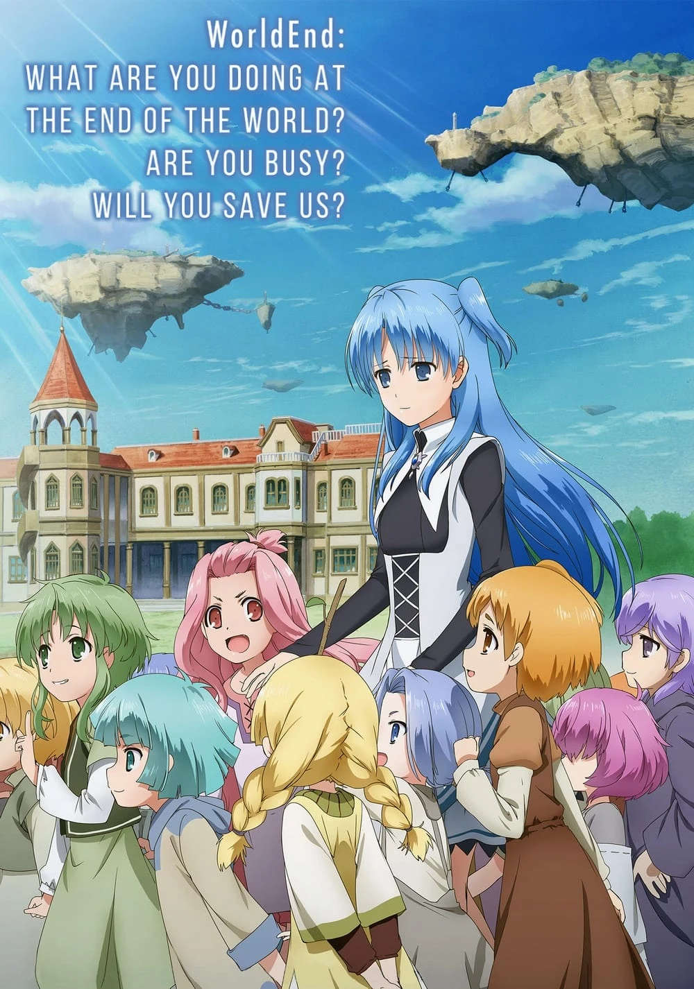 Poster  de WorldEnd: What do you do at the end of the world? Are you busy? Will you save us? en inglés