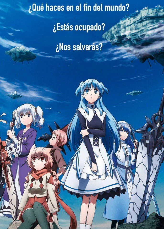Poster  de WorldEnd: What do you do at the end of the world? Are you busy? Will you save us? en español