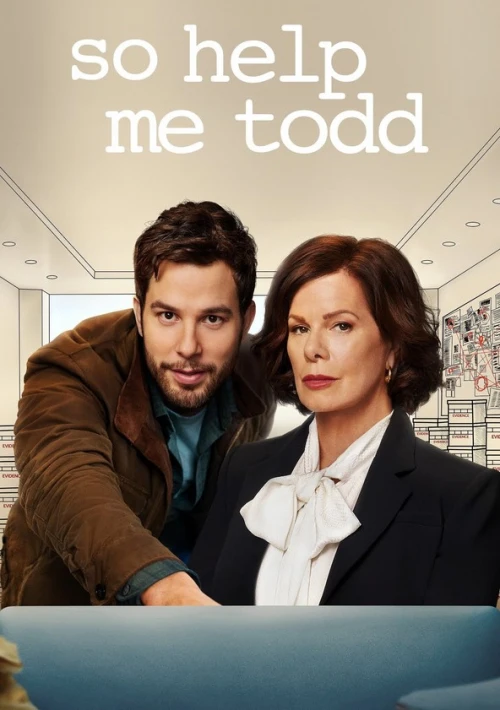 Poster  de la temporada 2 de So Help Me Todd