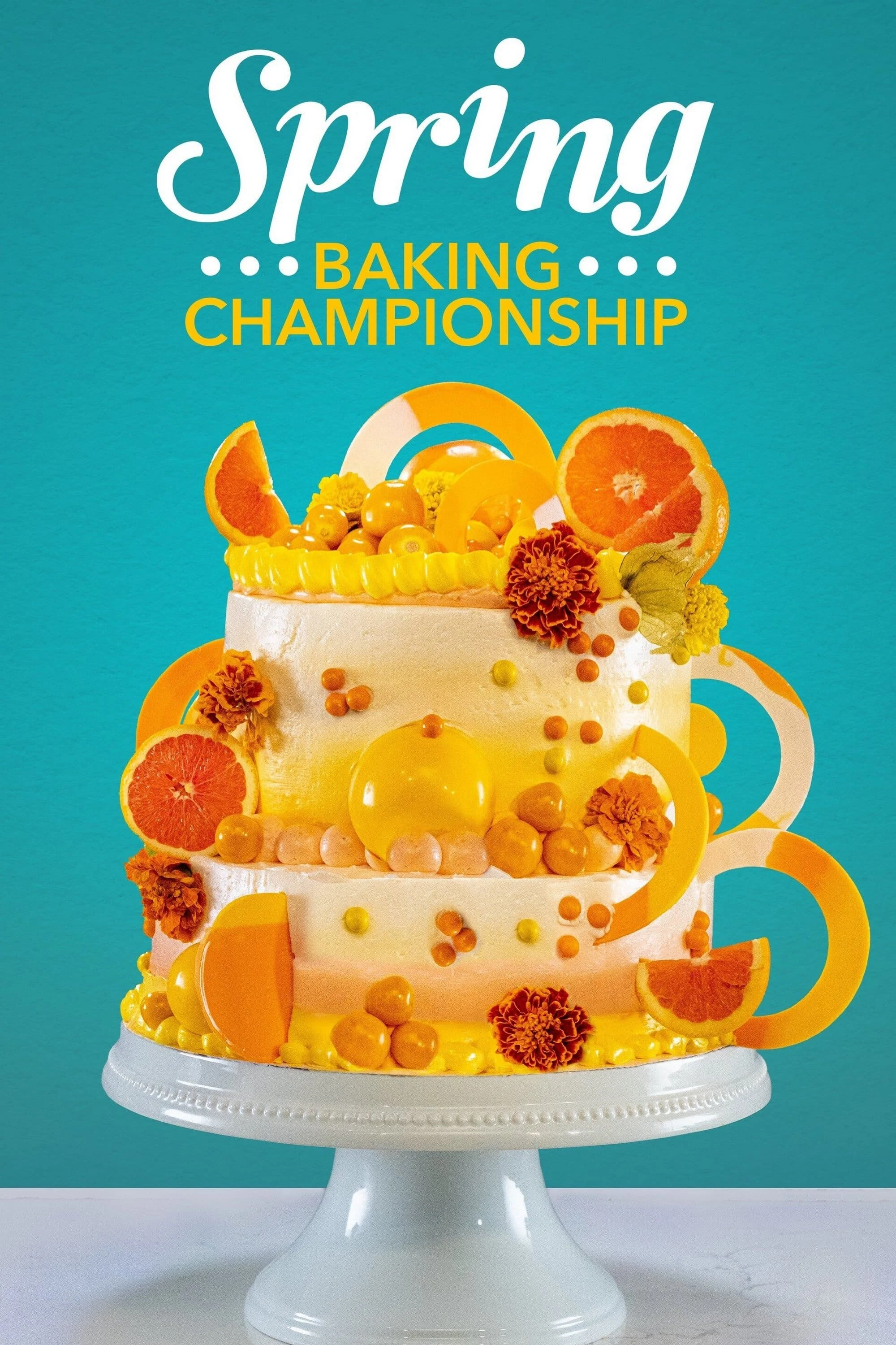 Poster  de Spring Baking Championship en inglés