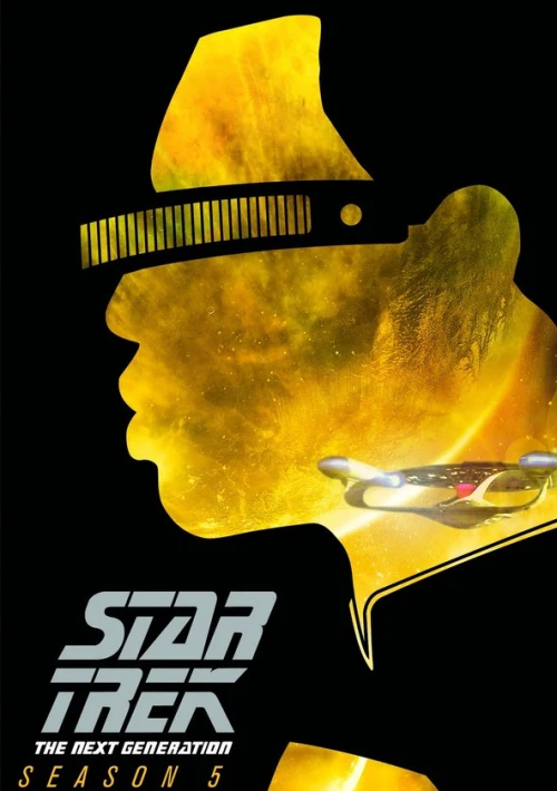 Poster  de la temporada 5 de Star Trek: The Next Generation