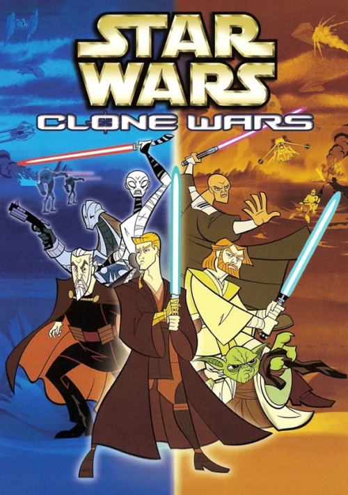 Poster  de la temporada 1 de Star Wars: Clone Wars