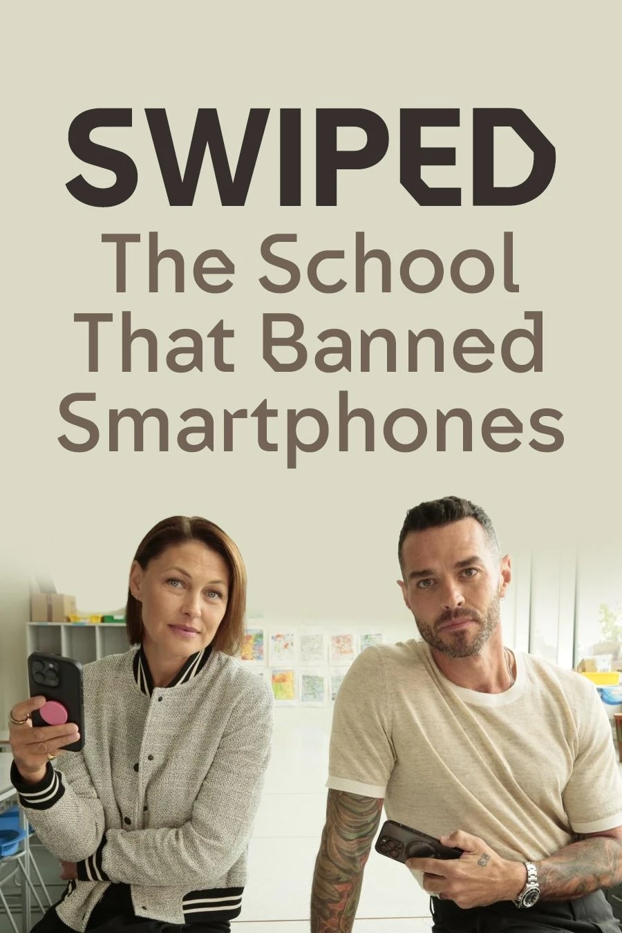 Poster  de Swiped: The School That Banned Smartphones en inglés