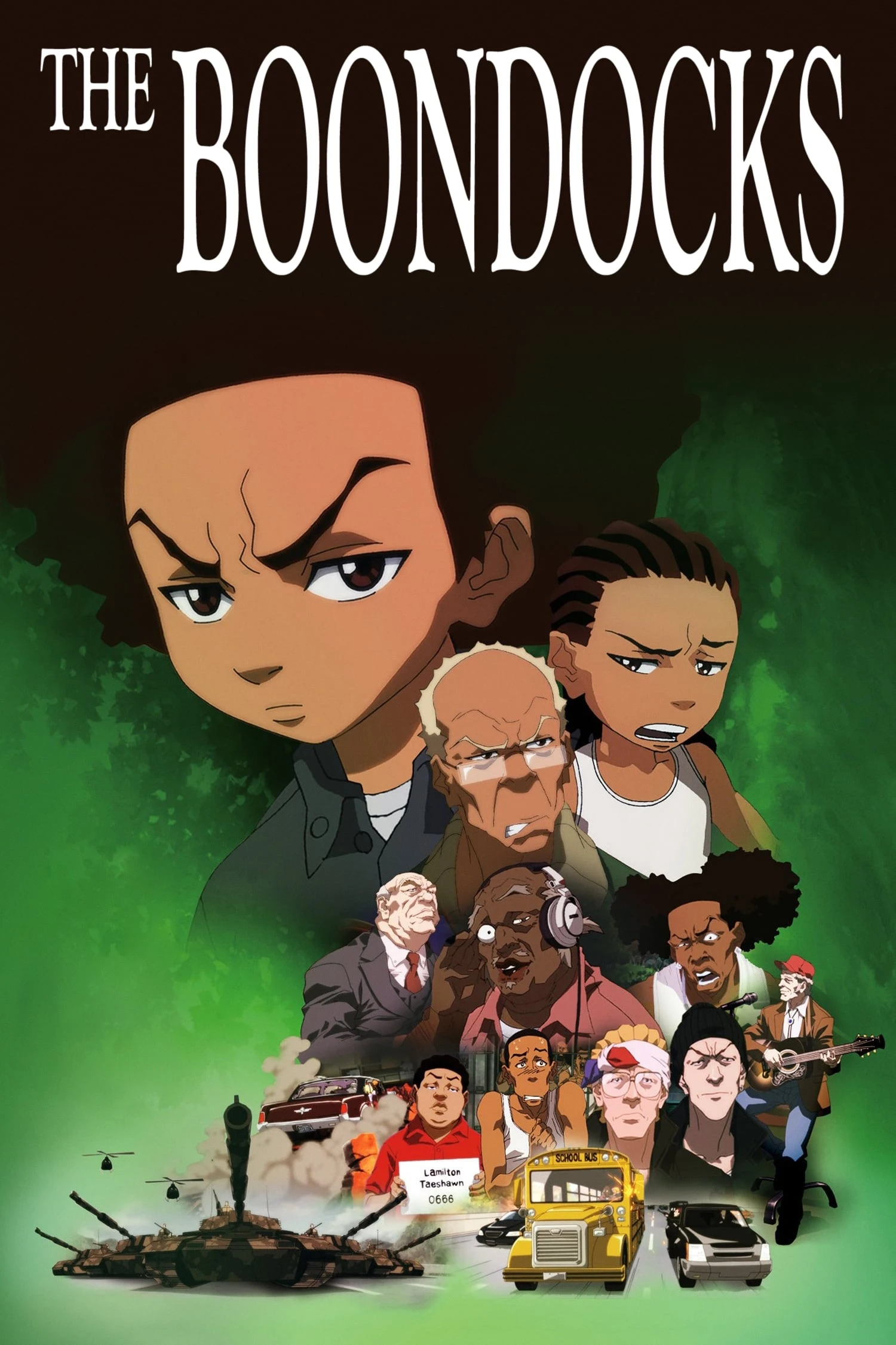 Poster  de The Boondocks en inglés